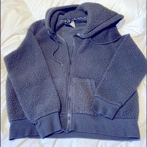 Marc by Marc Jacobs Fluffy Hooded Zip Down. XL.
